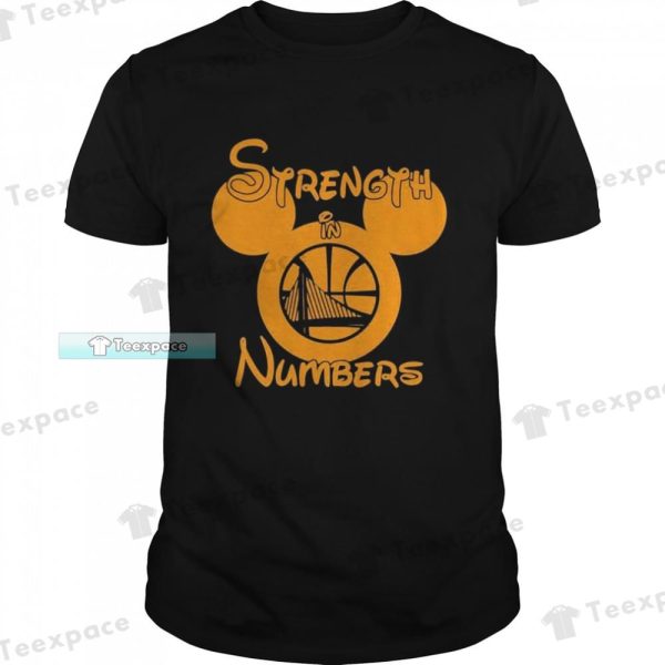 Mickey Mouse Strength In Number Golden State Warriors Shirt
