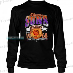 Phoenix Suns 75th Anniversary Since 1968 Long Sleeve Shirt