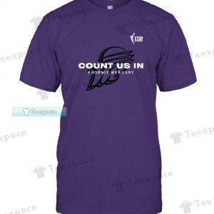 Phoenix Suns Count Us In Mecury Phoenix Unisex T Shirt
