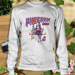 Phoenix Suns Mascot Basketball Long Sleeve Shirt