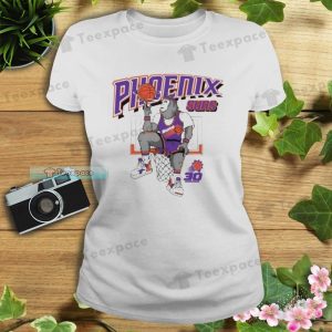 Phoenix Suns Mascot Basketball T Shirt Womens