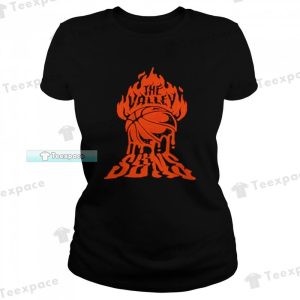 Phoenix Suns The Valley Suns Fire T Shirt Womens