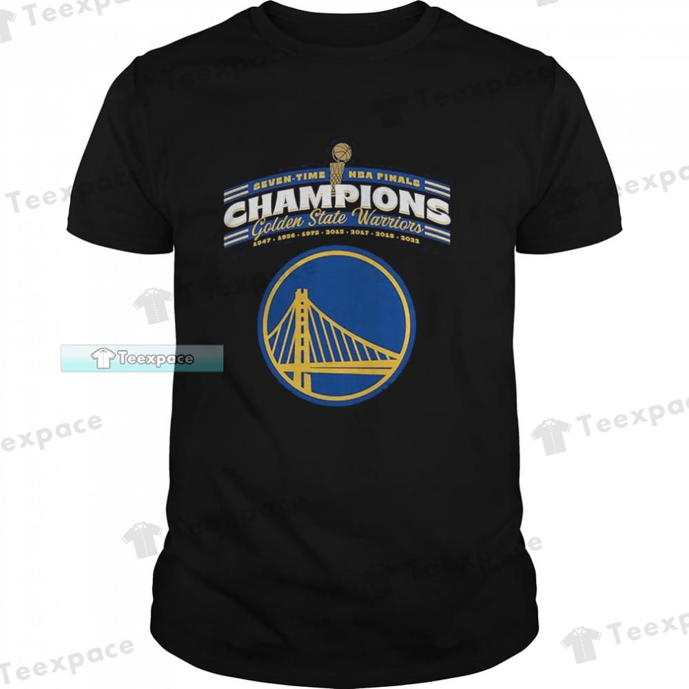 Seven Time NBA Finals Champions Golden State Warriors Unisex T Shirt