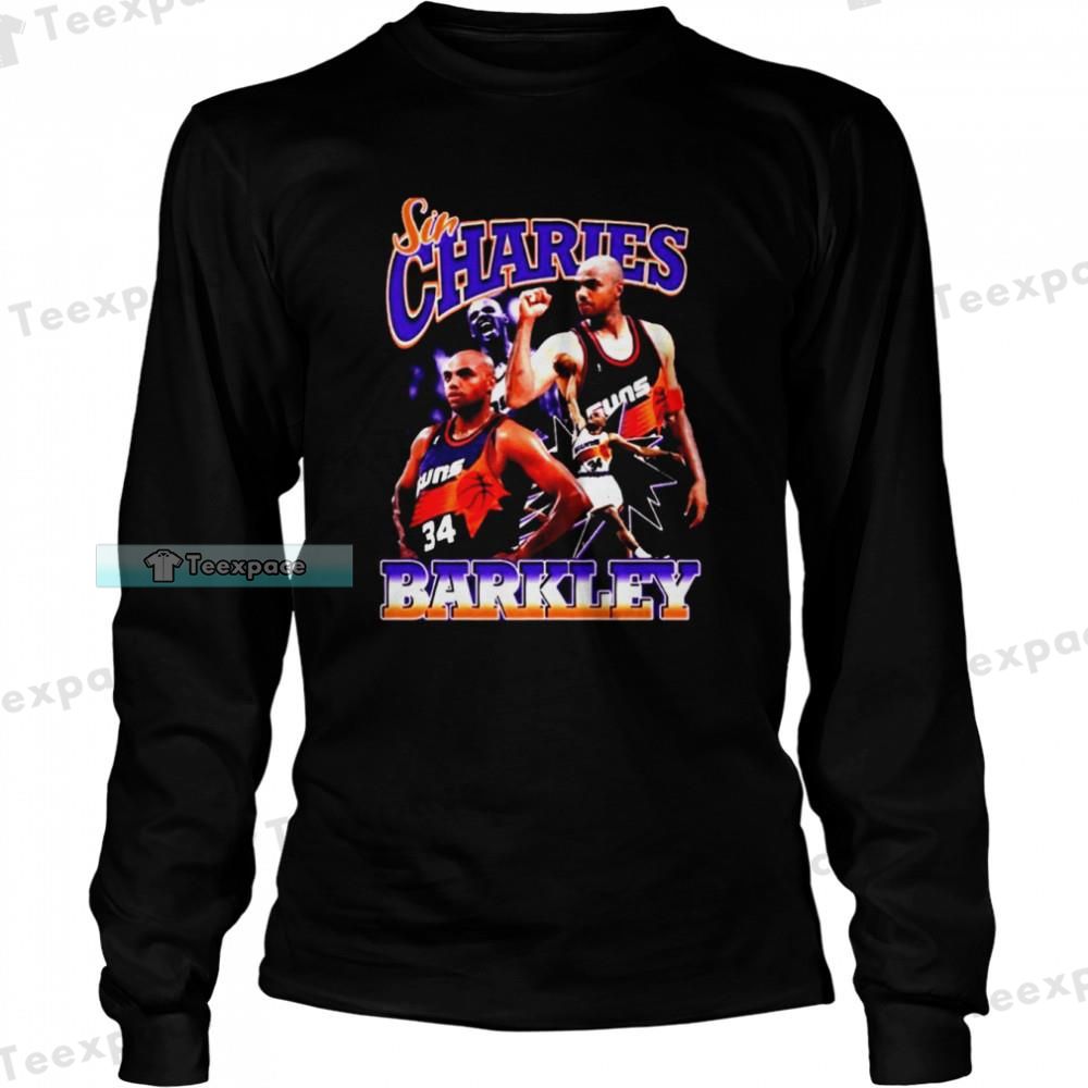 Sin Charles Barkley Warrior Phoenix Suns Long Sleeve Shirt