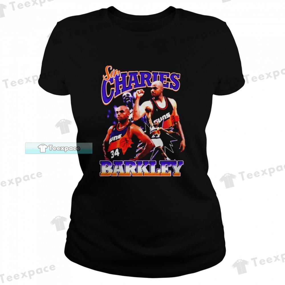 Sin Charles Barkley Warrior Phoenix Suns T Shirt Womens