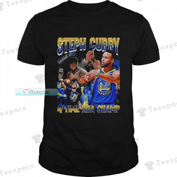 Steph Curry Mvp 4 Time Golden State Warriors Shirt