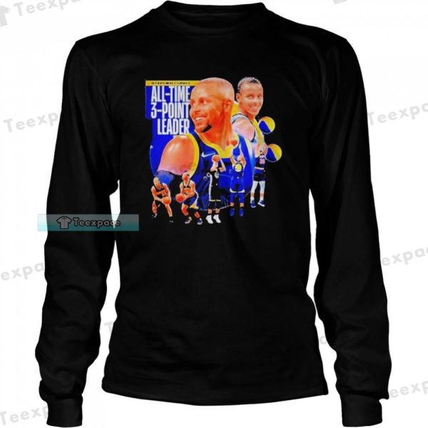 Stephen Curry All-Time 3-Point Leader Golden State Warriors Shirt