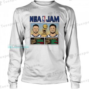 Stephen Curry And Klay Thompson Golden State Warriors Long Sleeve Shirt
