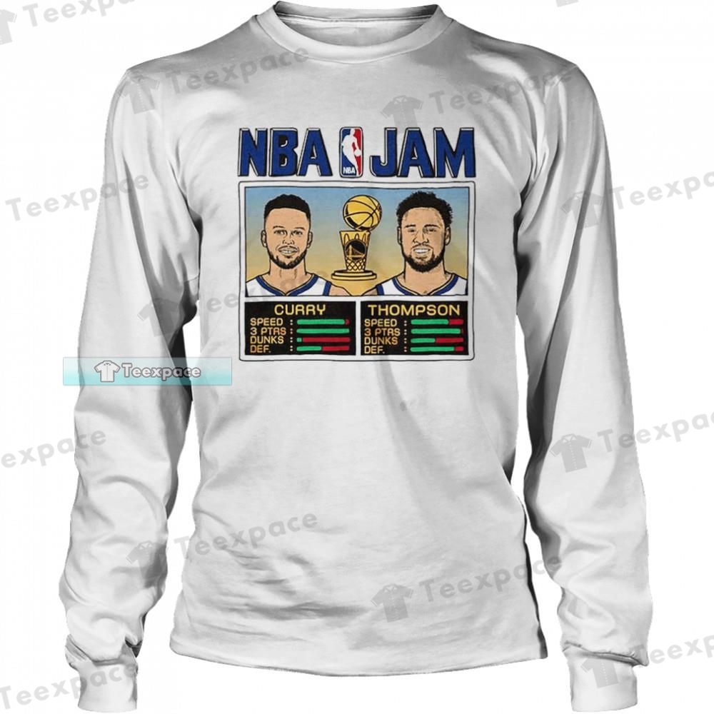 Stephen Curry And Klay Thompson Golden State Warriors Long Sleeve Shirt
