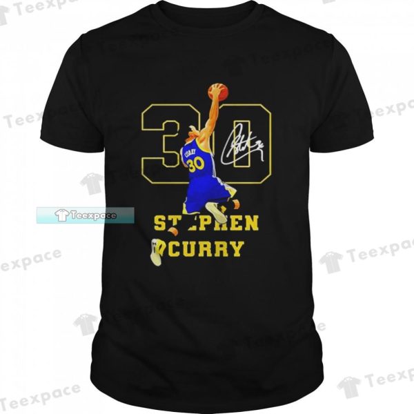 Stephen Curry Dunk Golden State Warriors Shirt