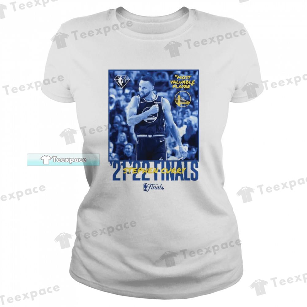 Stephen Curry Most Valuable Player Golden State Warriors T Shirt Womens