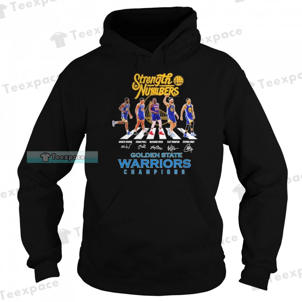 Strength Numbers Abbey Road Golden State Warriors Hoodie