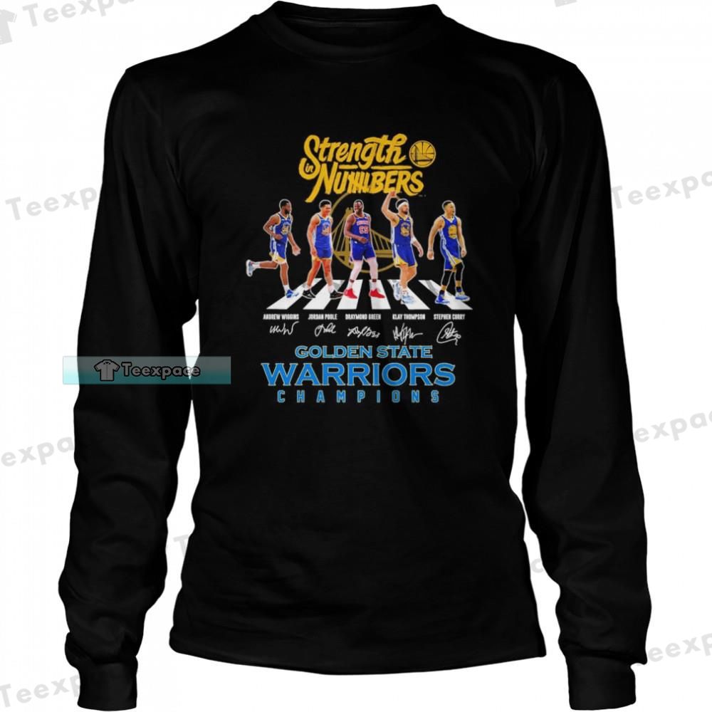 Strength Numbers Abbey Road Golden State Warriors Long Sleeve Shirt