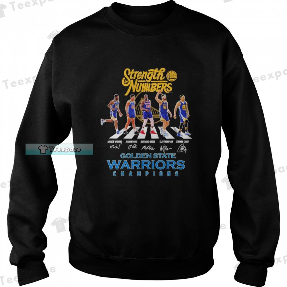 Strength Numbers Abbey Road Golden State Warriors Sweatshirt