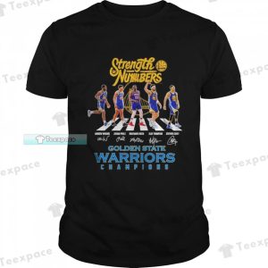 Strength Numbers Abbey Road Golden State Warriors Shirt