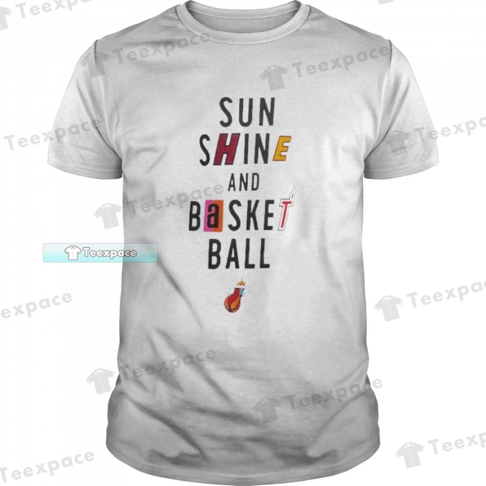 Sunshine And Basketball Miami Heat Unisex T Shirt