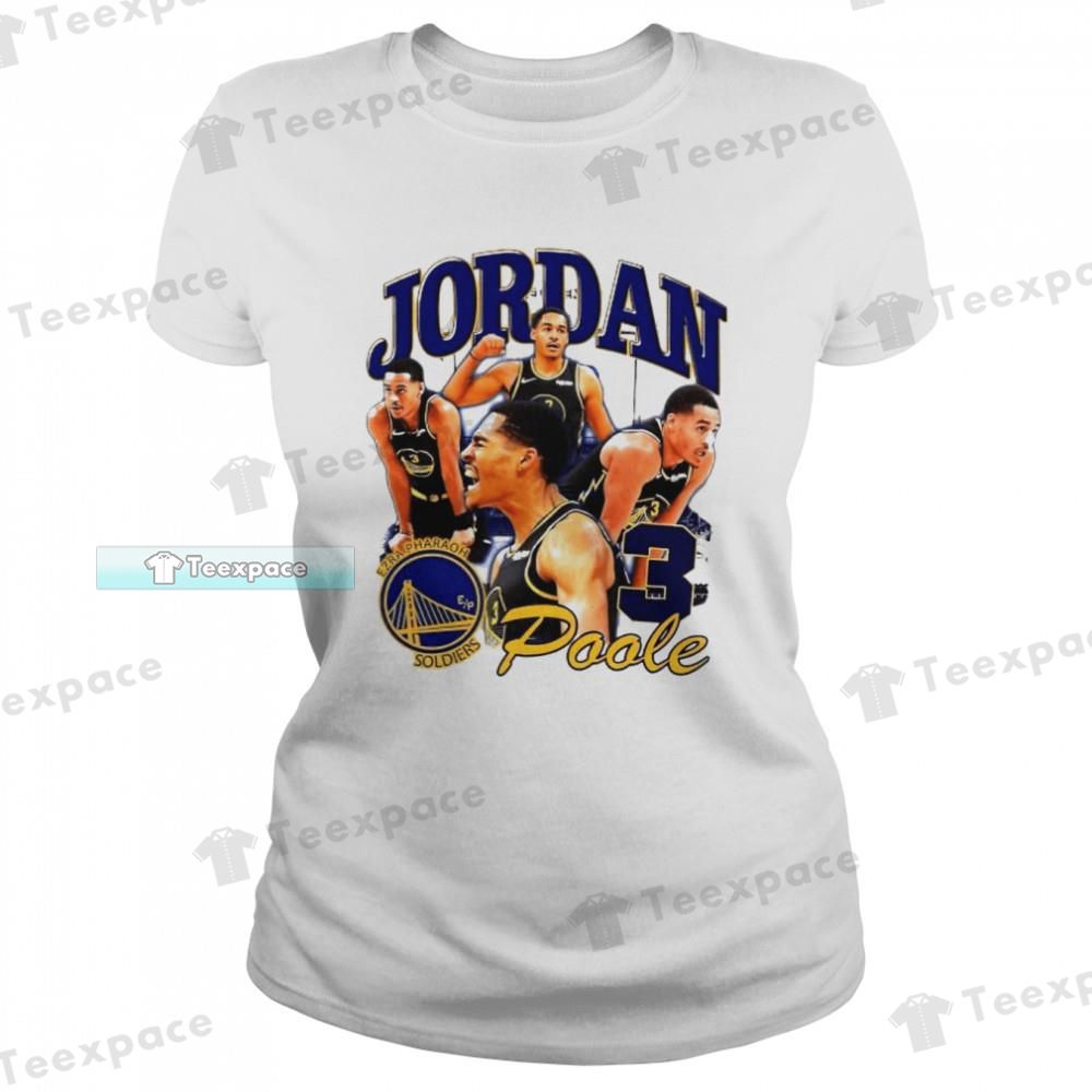 Superstar Jordan Poole Golden State Warriors T Shirt Womens