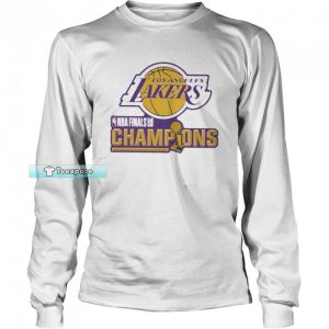 2021 Los Angeles Lakers Champions Long Sleeve Shirt