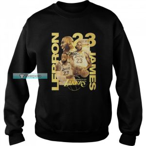 23 Lebron James Los Angeles Lakers Legend Players Signatures Sweatshirt