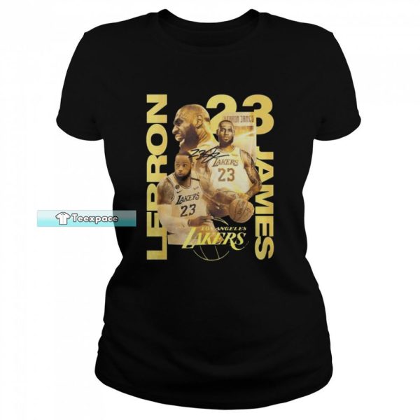 23 Lebron James Los Angeles Lakers Legend Players Signatures Shirt