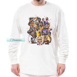 75th 1948 2023 Anniversary Lakers Teams Long Sleeve Shirt
