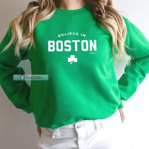 Believe In Boston Sweatshirt Red Sox