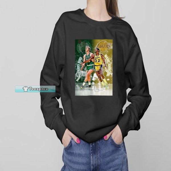 Celtics Vs Lakers Larry Bird And Magic Johnson Shirt