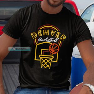 Denver Nuggets Art Logo Fans Unisex T Shirt