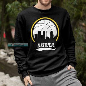 Denver Nuggets Basketball City Design Sweatshirt