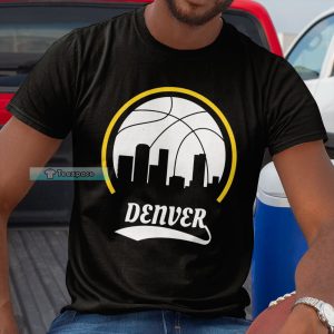 Denver Nuggets Basketball City Design Unisex T Shirt
