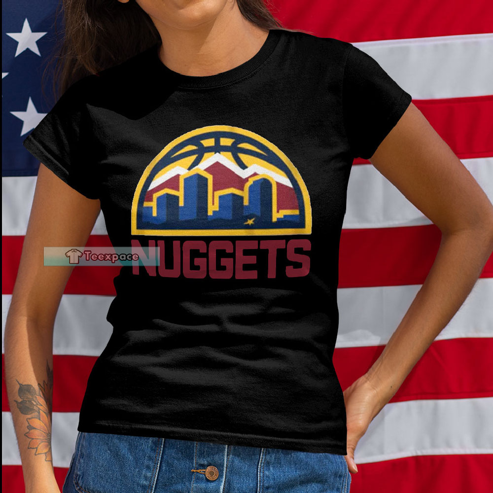 Denver Nuggets Basketball City Fans T Shirt Womens