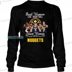 Denver Nuggets Basketball Legends Nuggets Women Long Sleeve Shirt