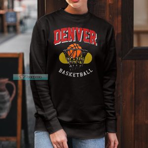 Denver Nuggets Basketball Slam Dunk Long Sleeve Shirt