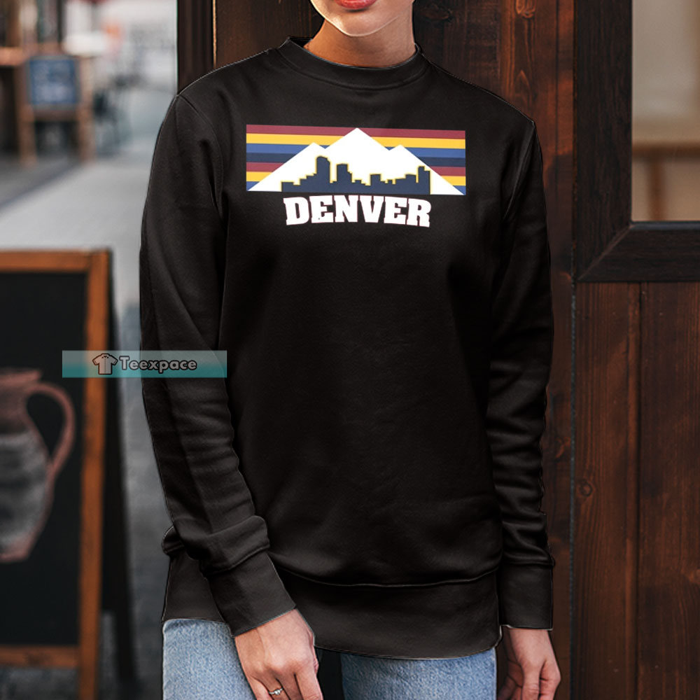 Denver Nuggets City Rainbow Long Sleeve Shirt
