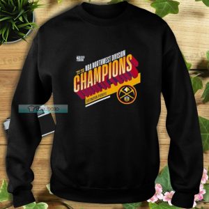 Denver Nuggets Destination Playoff Northwest Division Champions Sweatshirt