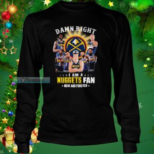 Denver Nuggets Fan Now And Forever Signatures Long Sleeve Shirt