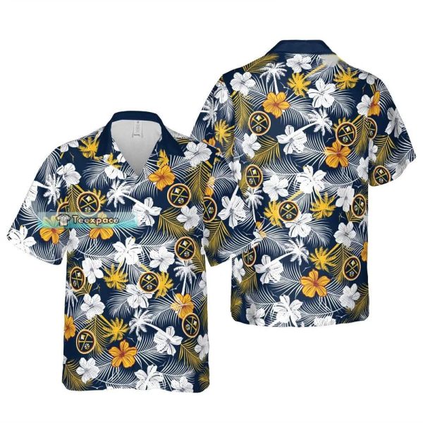 Denver Nuggets Floral Hawaiian Shirt