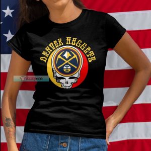 Denver Nuggets Grateful Dead Fans T Shirt Womens