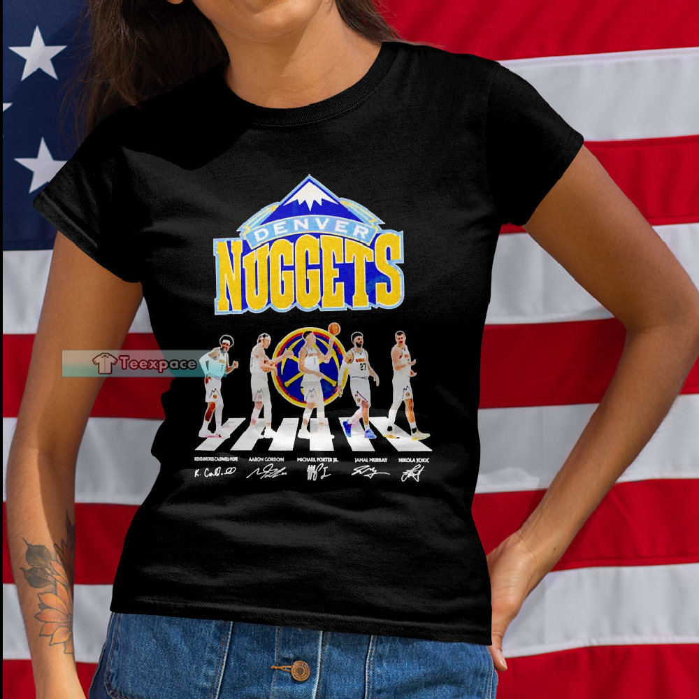 Denver Nuggets Legends Abbey Road T Shirt Womens