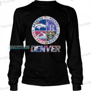 Denver Nuggets Logo Collection Nuggets Long Sleeve Shirt