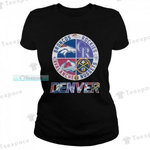 Denver Nuggets Logo Collection Nuggets T Shirt Womens