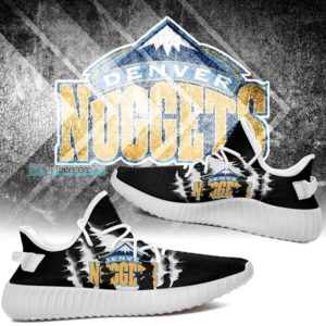 Denver Nuggets Logo Scratch Yeezy Shoes Nuggets Gifts 2