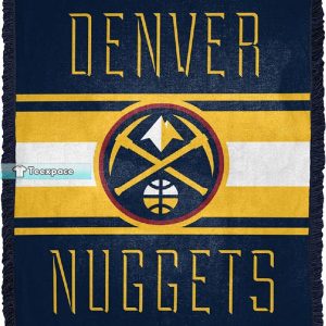 Denver Nuggets Logo Woven Winter Blanket 1