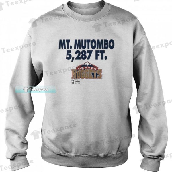 Denver Nuggets Mt. Mutombo 5,287 Ft Shirt