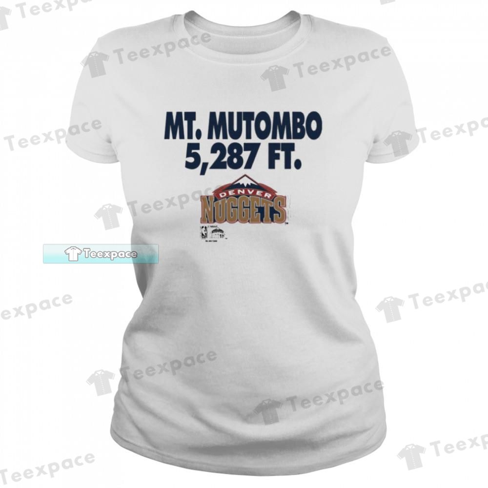 Denver Nuggets Mt. Mutombo 5287 Ft T Shirt Womens