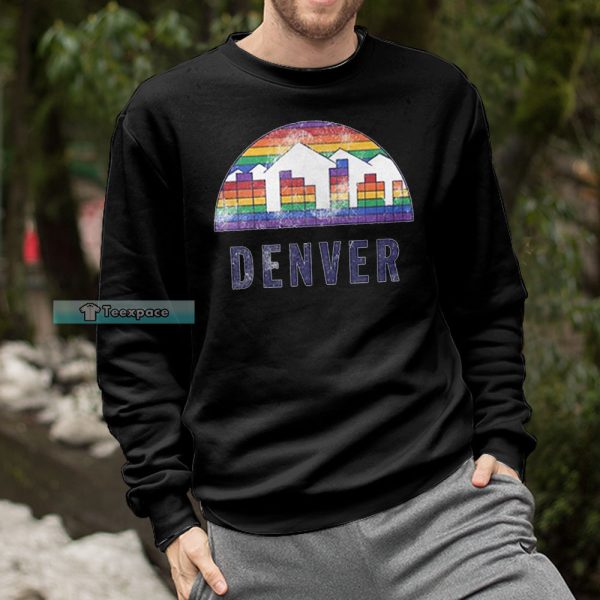 Denver Nuggets Rainbow Moutain Shirt