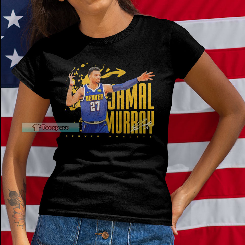 Denver Nuggets Warrior Jamal Murray T Shirt Womens