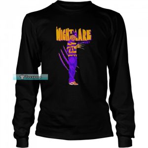 Freddy Krueger Los Angeles Lakers Halloween Long Sleeve Shirt