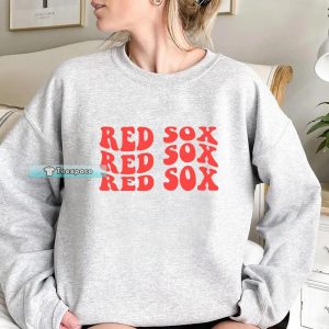Grey Boston Red Sox Sweatshirt