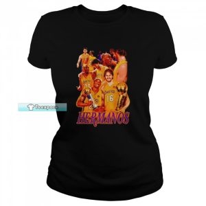 Hermanos Los Angeles Lakers T Shirt Womens